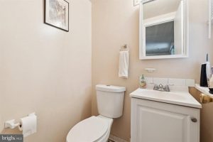 lutherville split level home half bath